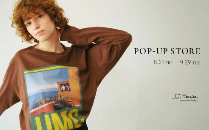 「J.J.Mercer」初の直営POP-UP STOREがルミネ北千住にオープン！2026年秋冬新作も登場