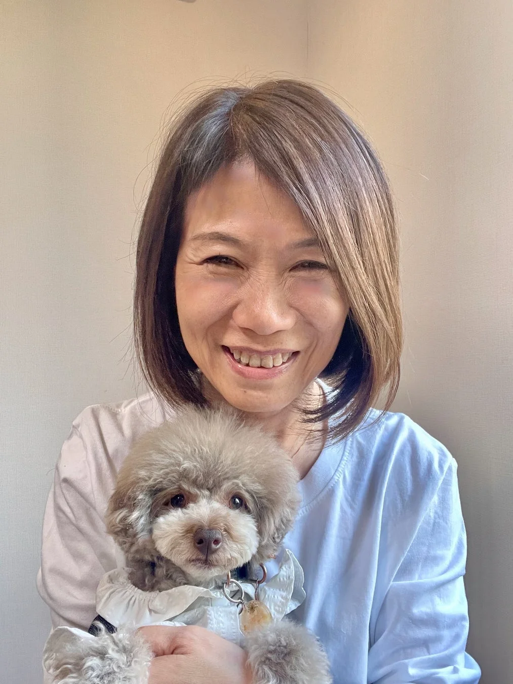 江原佳美氏と愛犬