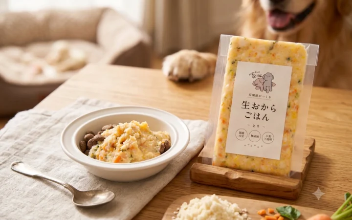 国産大豆100%・無添加！「わんわん豆いろは 生おからごはん」が新登場