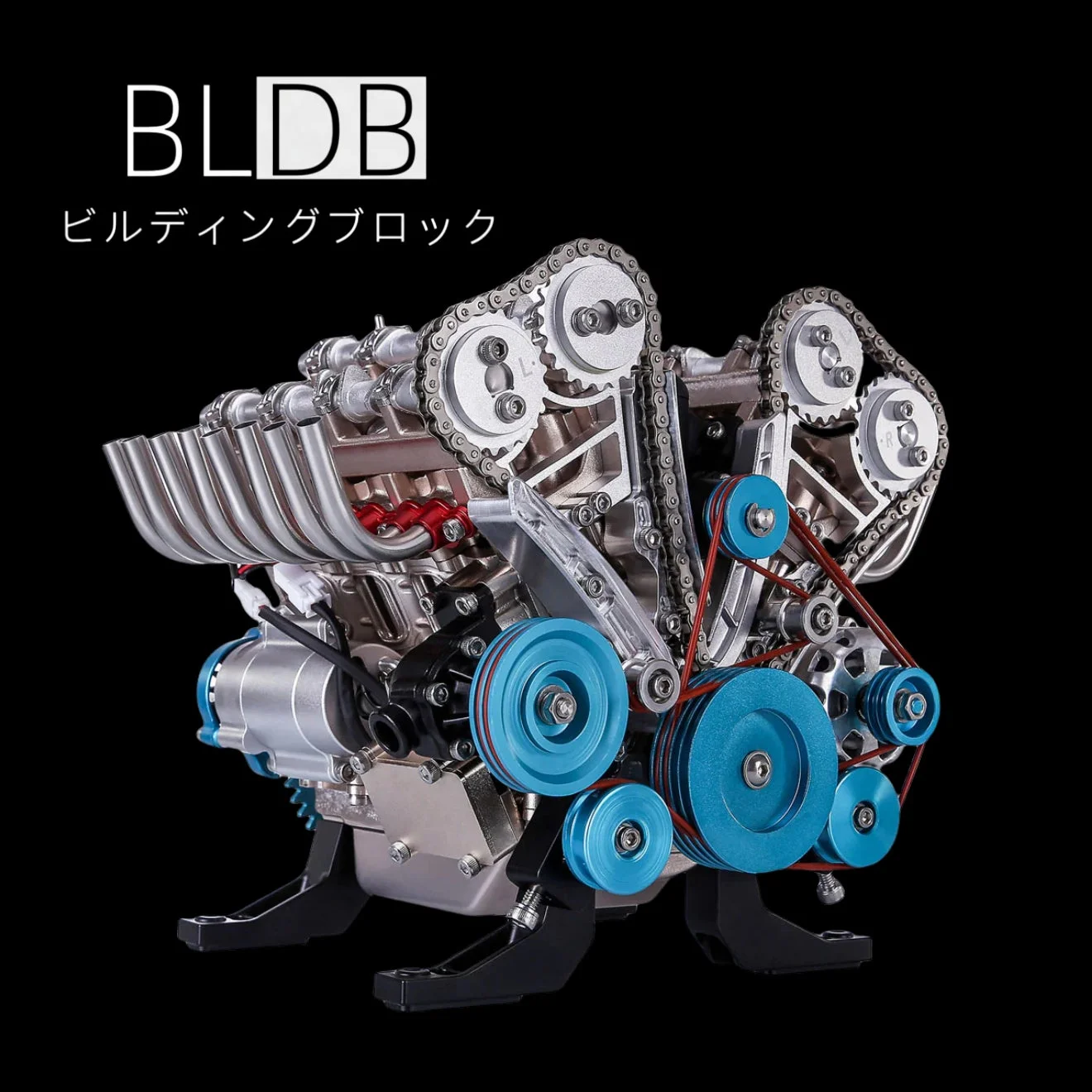 V8エンジン模型