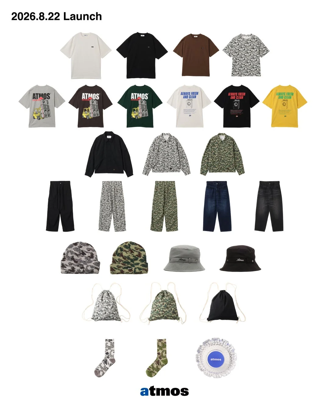 2026.8.22 Launch ATMOS ALWAYS FRESH AND CLEAN atmos