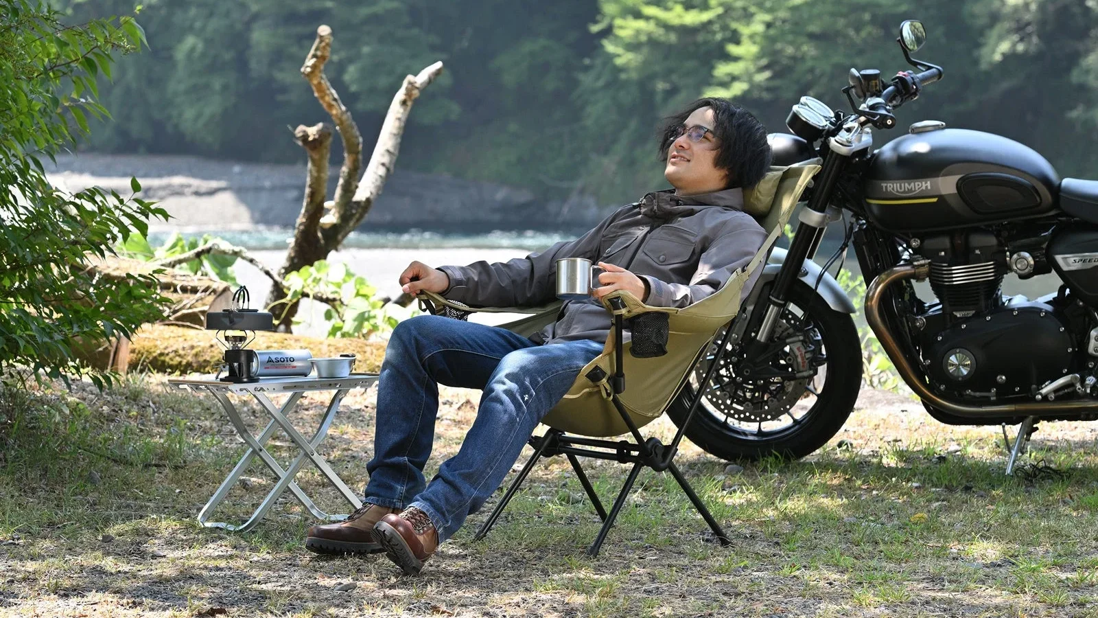 バイクに積める快適ハイバックチェア「WIDE/REST」が登場！デイトナから新発売