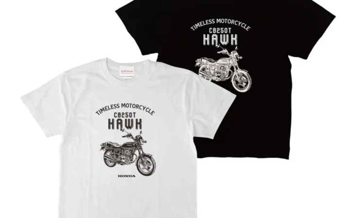 「Honda CB250T HAWK」デザインTシャツがCAMSHOP.JPに登場！