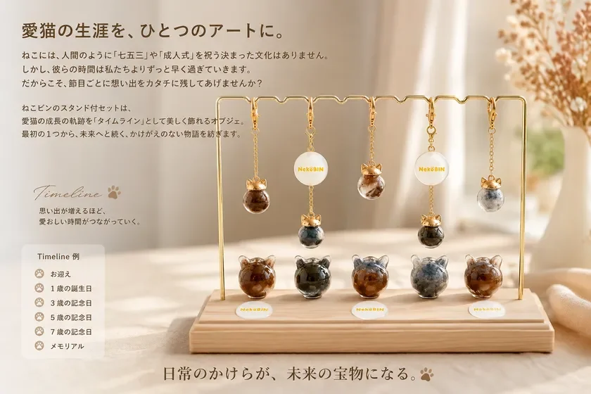 愛猫の生涯を、ひとつのアートに。
