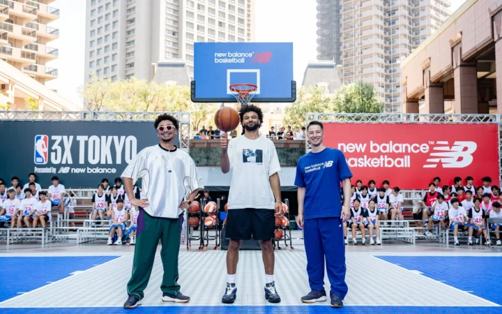 ニューバランス契約アスリート ジャマール・マレー選手が「NBA 3X TOKYO Presented by New Balance」に登場し中高生プレーヤーと交流