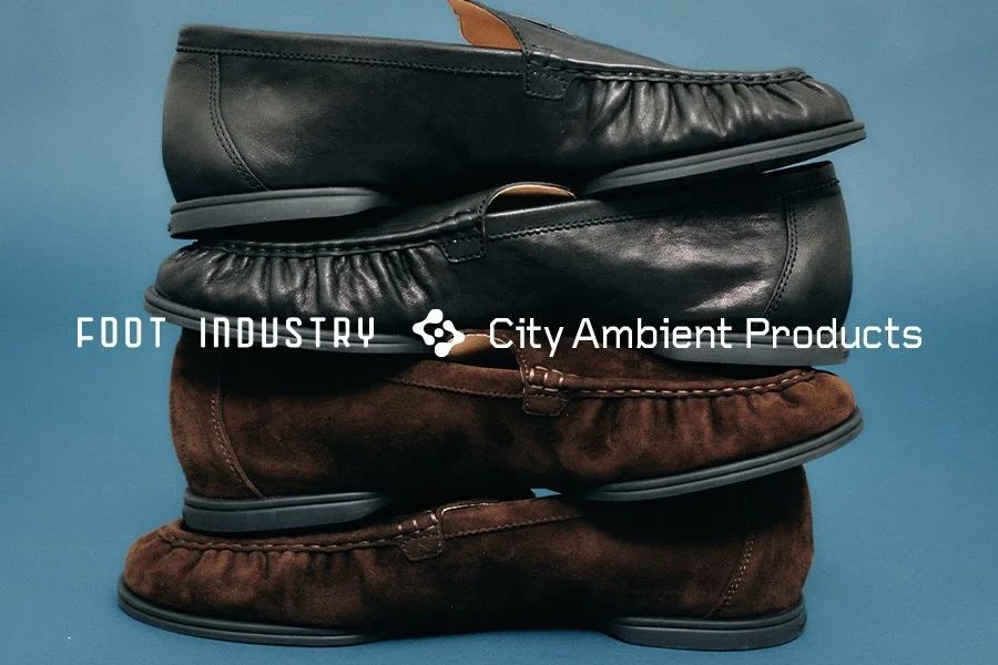 City Ambient ProductsとFOOT INDUSTRYが別注ローファーを発売、洗練されたデザインと快適な履き心地を実現