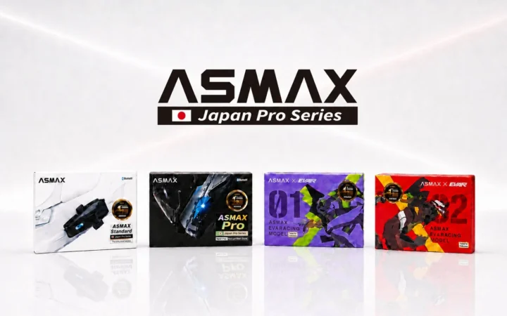 ASMAXが日本市場向けインカム「Japan Pro Series」を発表 – 全モデル4年保証と日本語サポートを提供