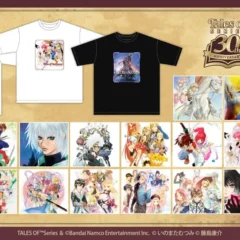 『テイルズ オブ』シリーズ30周年記念！歴代パッケージデザインTシャツ19種が8月29日より登場