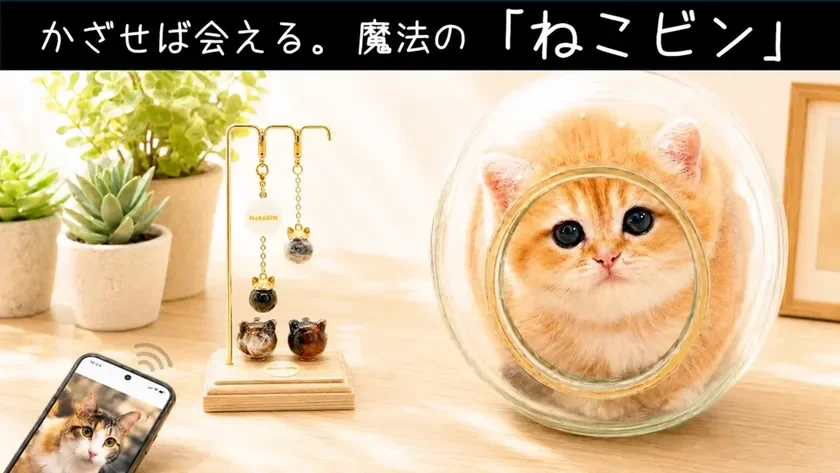 かざせば会える。魔法の「ねこビン」