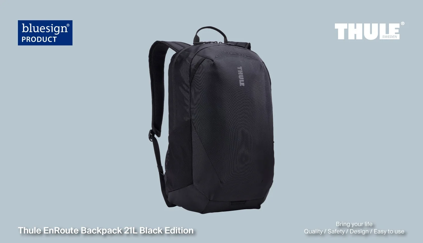 THULE、シティライフに最適なオールブラックのバックパック「Thule EnRoute Backpack 21L Black Edition」を新発売