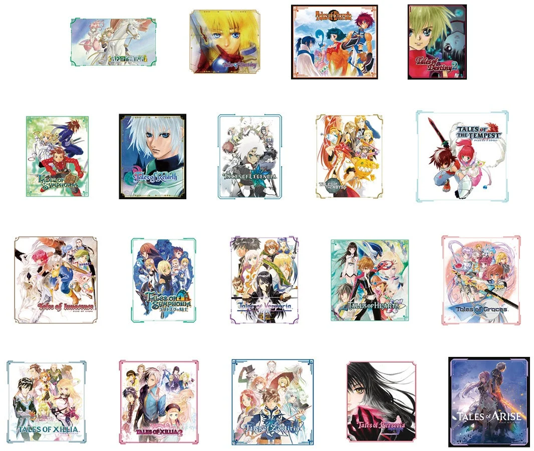 歴代テイルズ オブ シリーズパッケージビジュアル