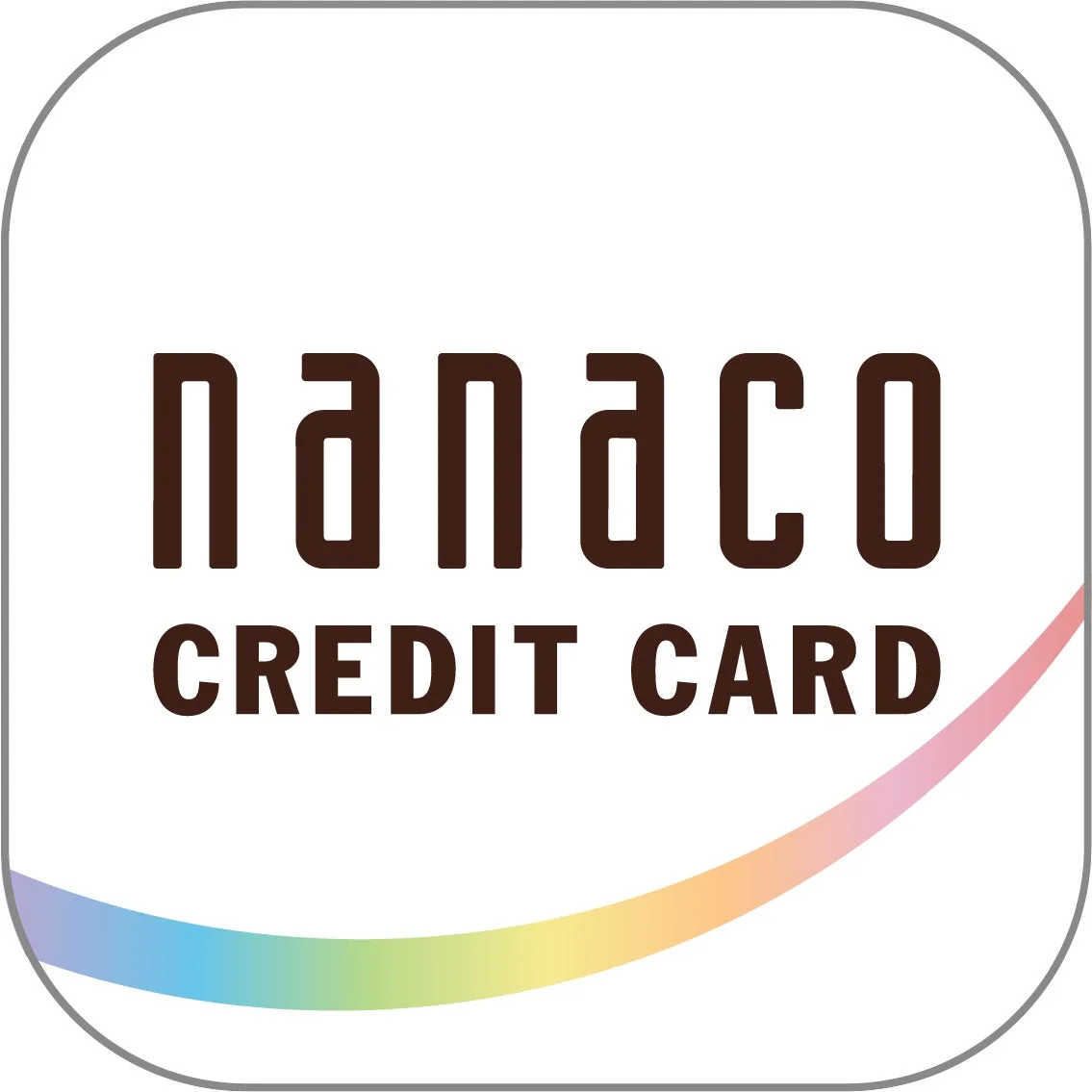nanacoクレジットカードのロゴマーク