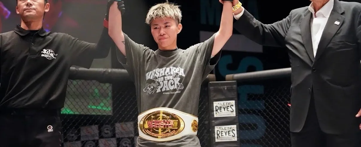 修斗世界女子スーパーアトム級王者・渡辺彩華選手が初防衛に成功！新天地での技術が光る