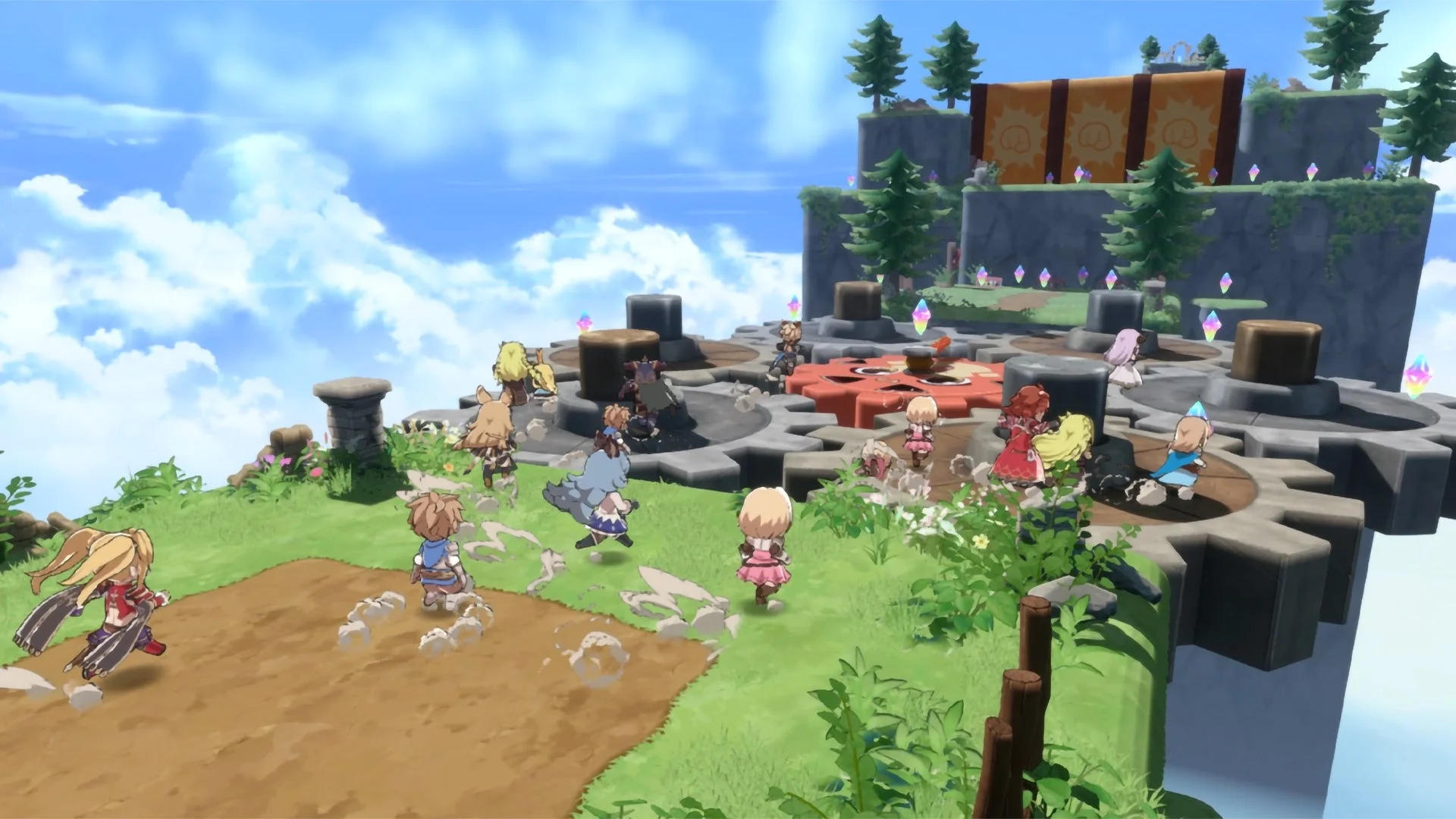 ミニゲームのプレイ画面