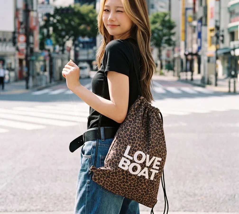 『LOVEBOAT』からトレンドを纏う巾着ナップサックが新登場！平成レトロ・Y2Kファッションにマッチ