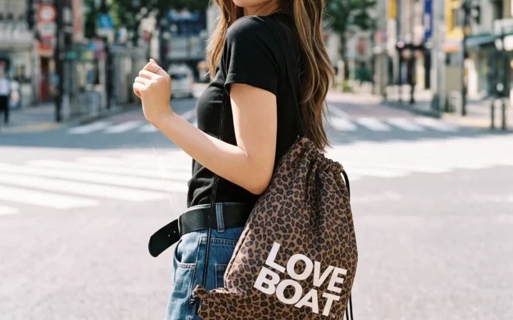 『LOVEBOAT』からトレンドを纏う巾着ナップサックが新登場！平成レトロ・Y2Kファッションにマッチ