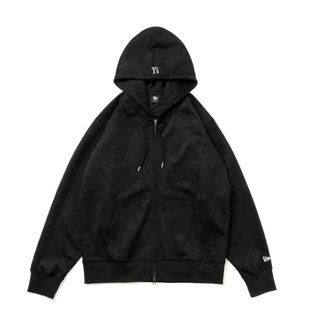 Y’s × NEW ERA® Suede Full-Zip Hoodie