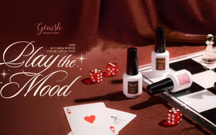 ジーニッシュマニキュア、秋コレクション「Play the Mood」発表！60秒速乾ジェル風ネイルで指先に大人の色気を