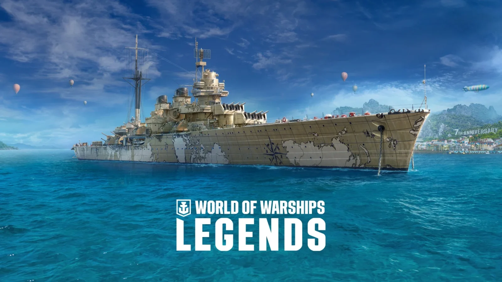 『World of Warships: Legends』7周年記念！新戦闘モード「現代戦」でミサイル戦が勃発