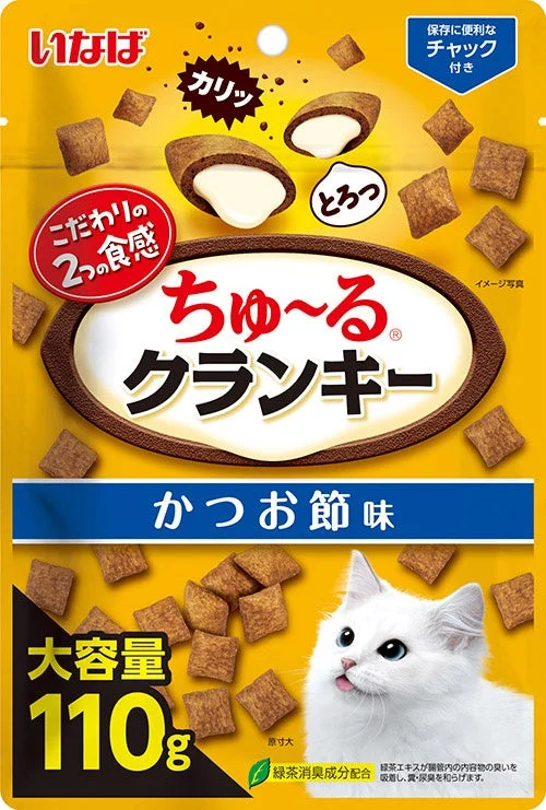ちゅ～るクランキー かつお節味 大容量110g