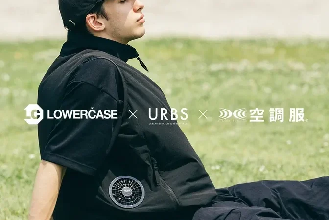 LOWERCASE × URBS × 空調服(R)のコラボレーションベスト、新モデルが8月4日より販売開始