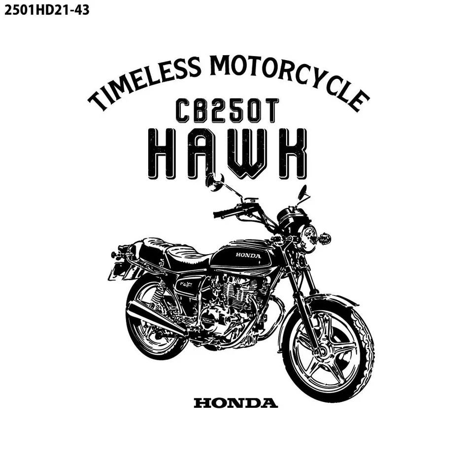Honda CB250T HAWK イラスト
