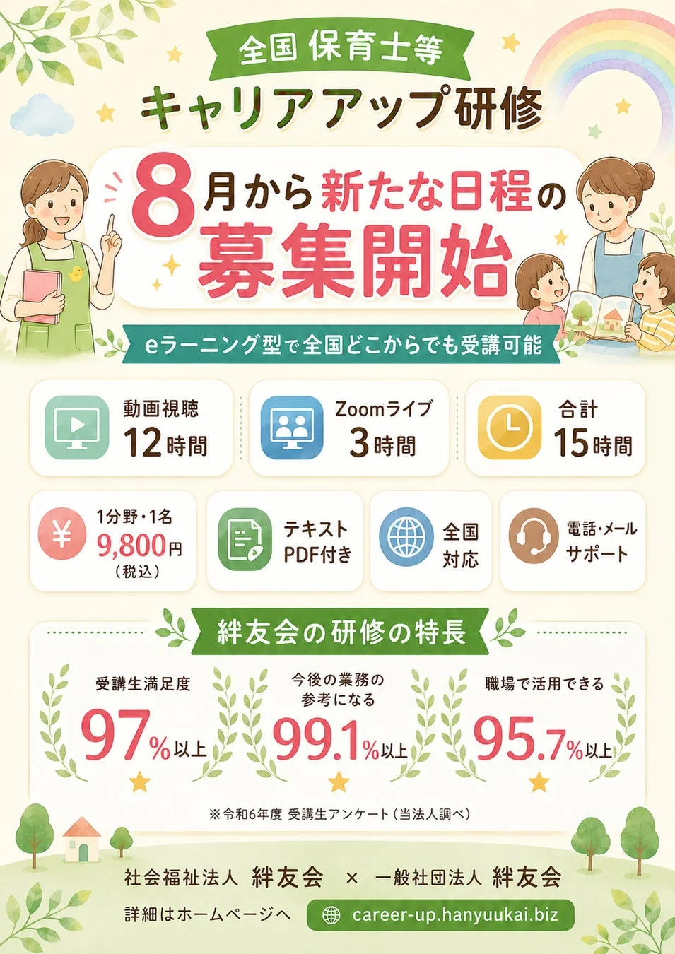 研修の特徴を示す画像