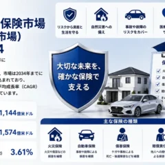 日本の損害保険市場、2034年までに1,574億米ドル規模へ成長予測 – 自然災害とデジタル化が牽引