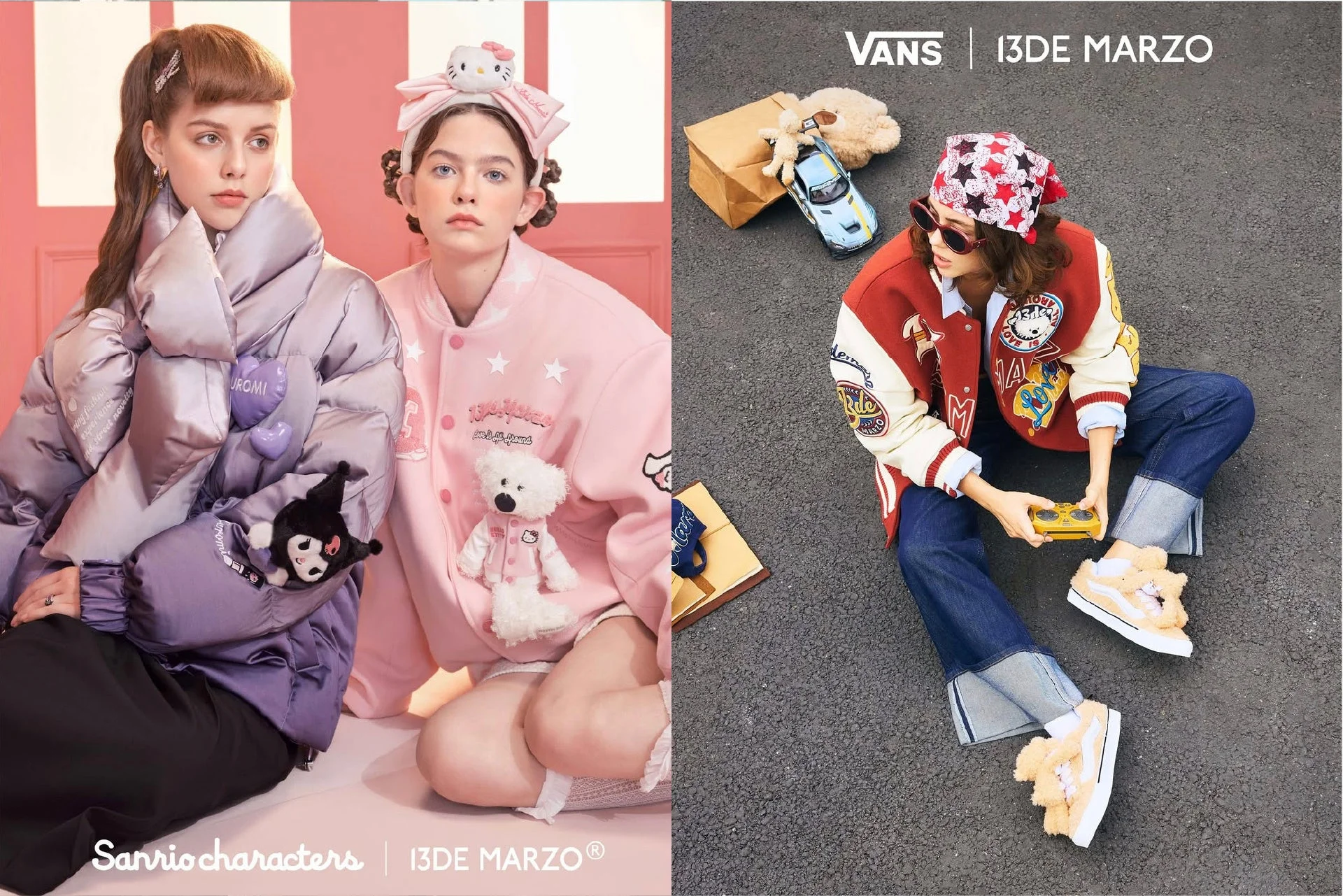 13DE MARZOとVANS、サンリオキャラクターズのコラボレーション