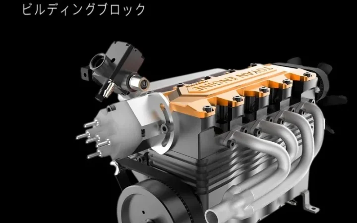 BLDB、組み立てから始動まで楽しめる直列4気筒ガソリンエンジン組立キット「TOYAN FS-L400BGC」を発売