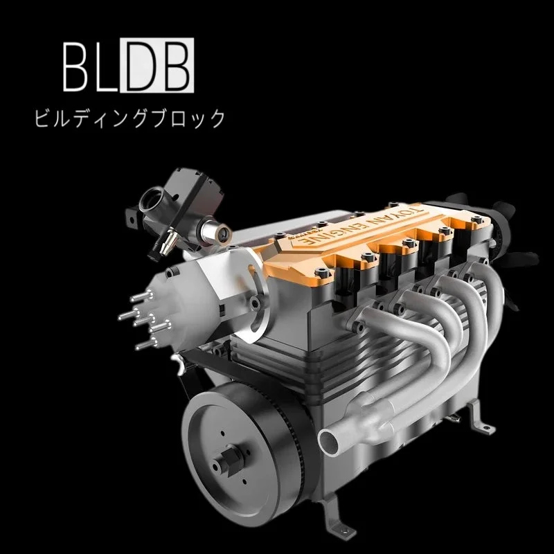 BLDB、組み立てから始動まで楽しめる直列4気筒ガソリンエンジン組立キット「TOYAN FS-L400BGC」を発売