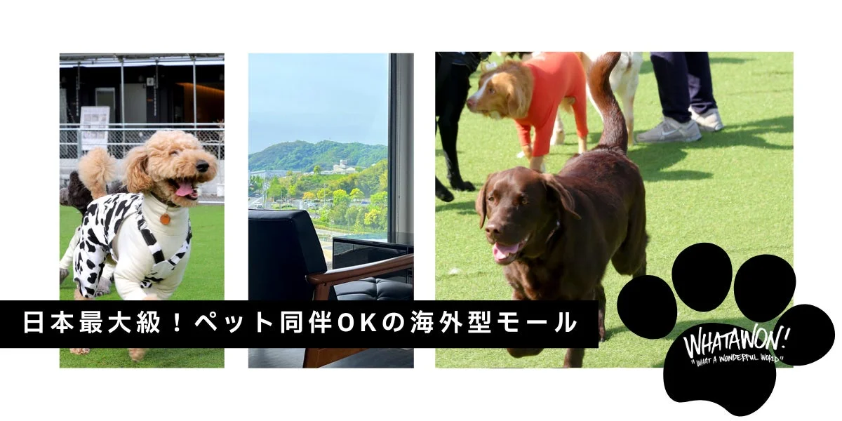 WHATAWONロゴと犬