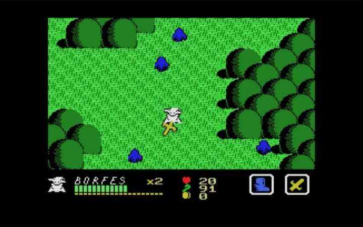 「EGGコンソール ボルフェスと5人の悪魔 MSX」がNintendo Switchに登場！1987年の名作アクションRPGが蘇る