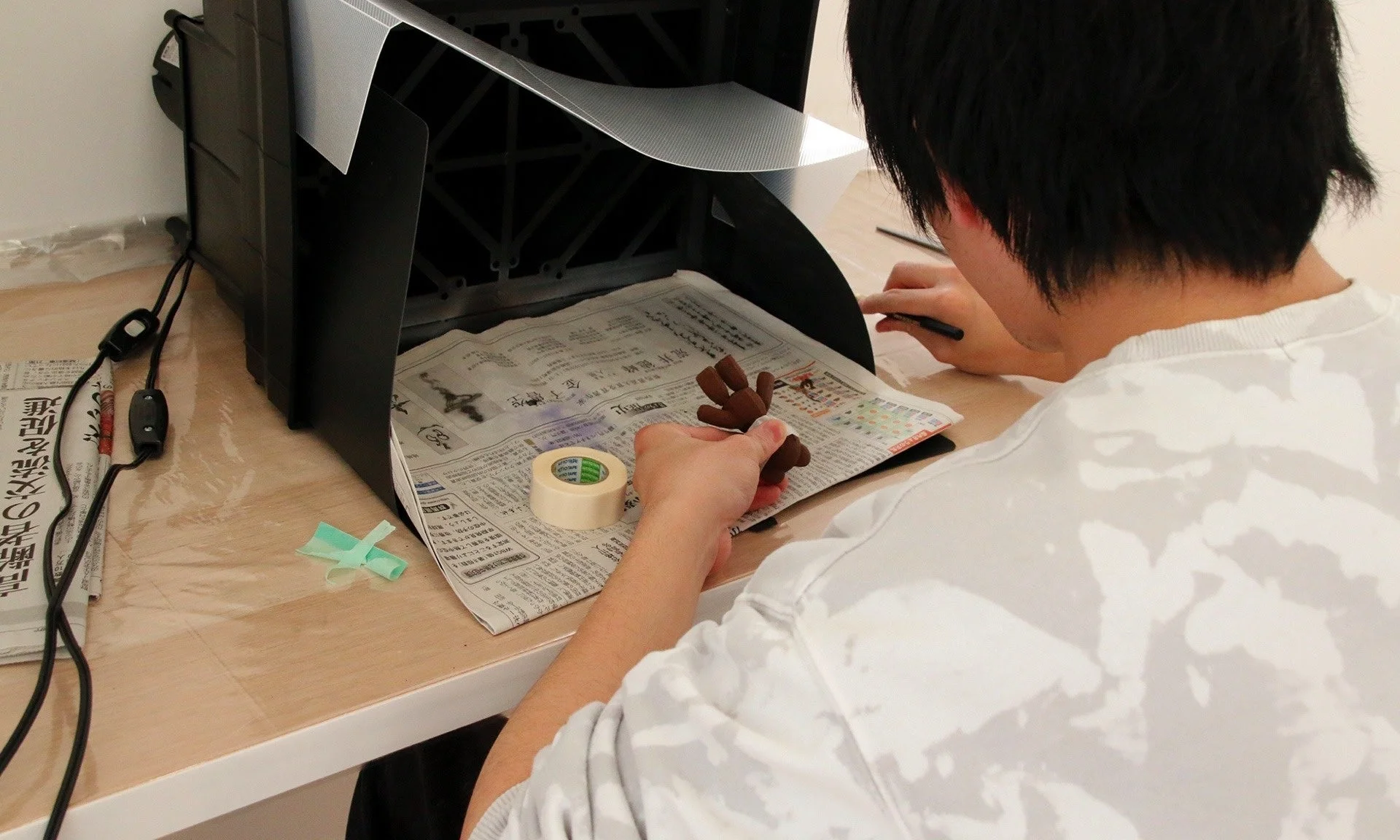 制作中の様子