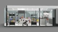 現代的なデザインの店舗のファサード