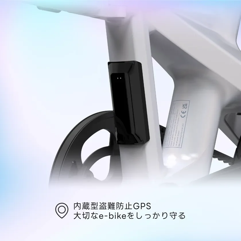 フレーム内蔵GPS