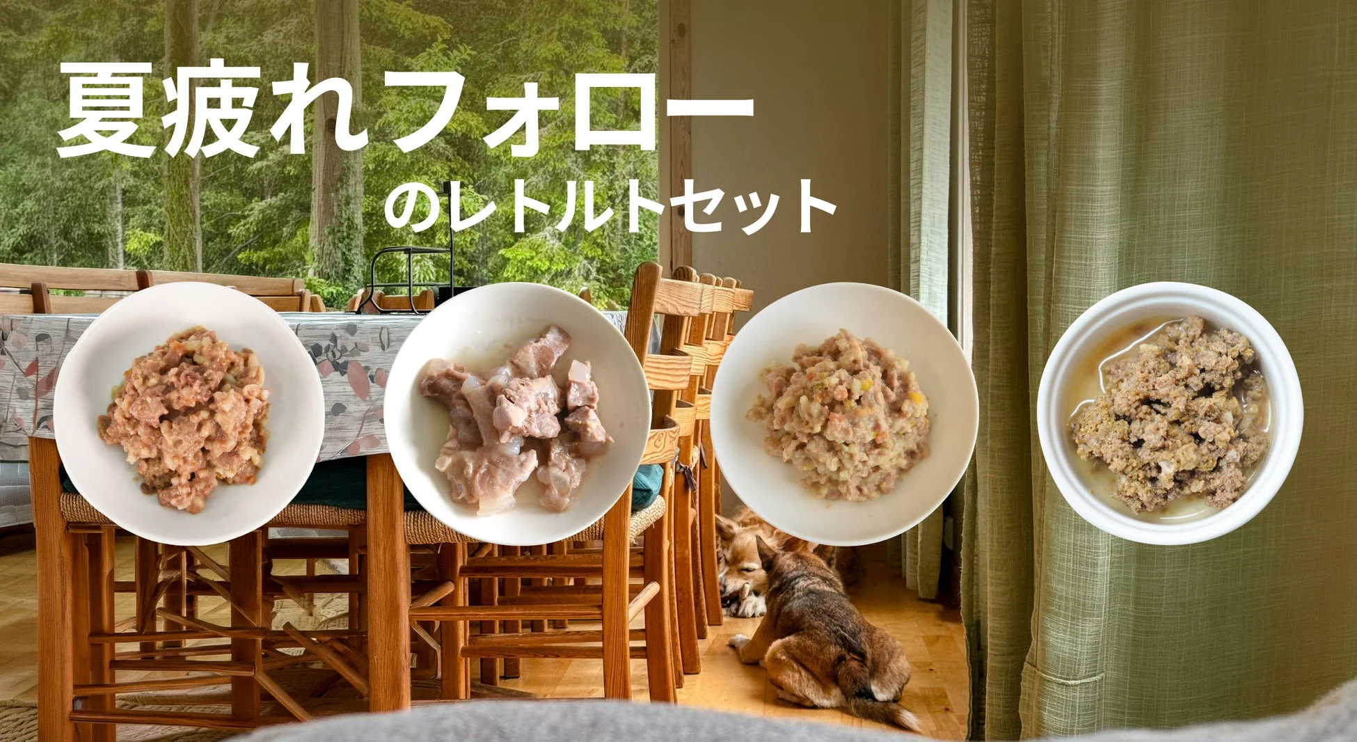 夏疲れフォローのレトルトセット