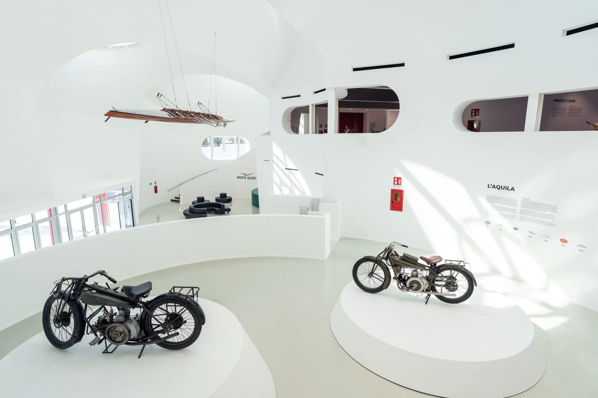 モト・グッツィ博物館の展示