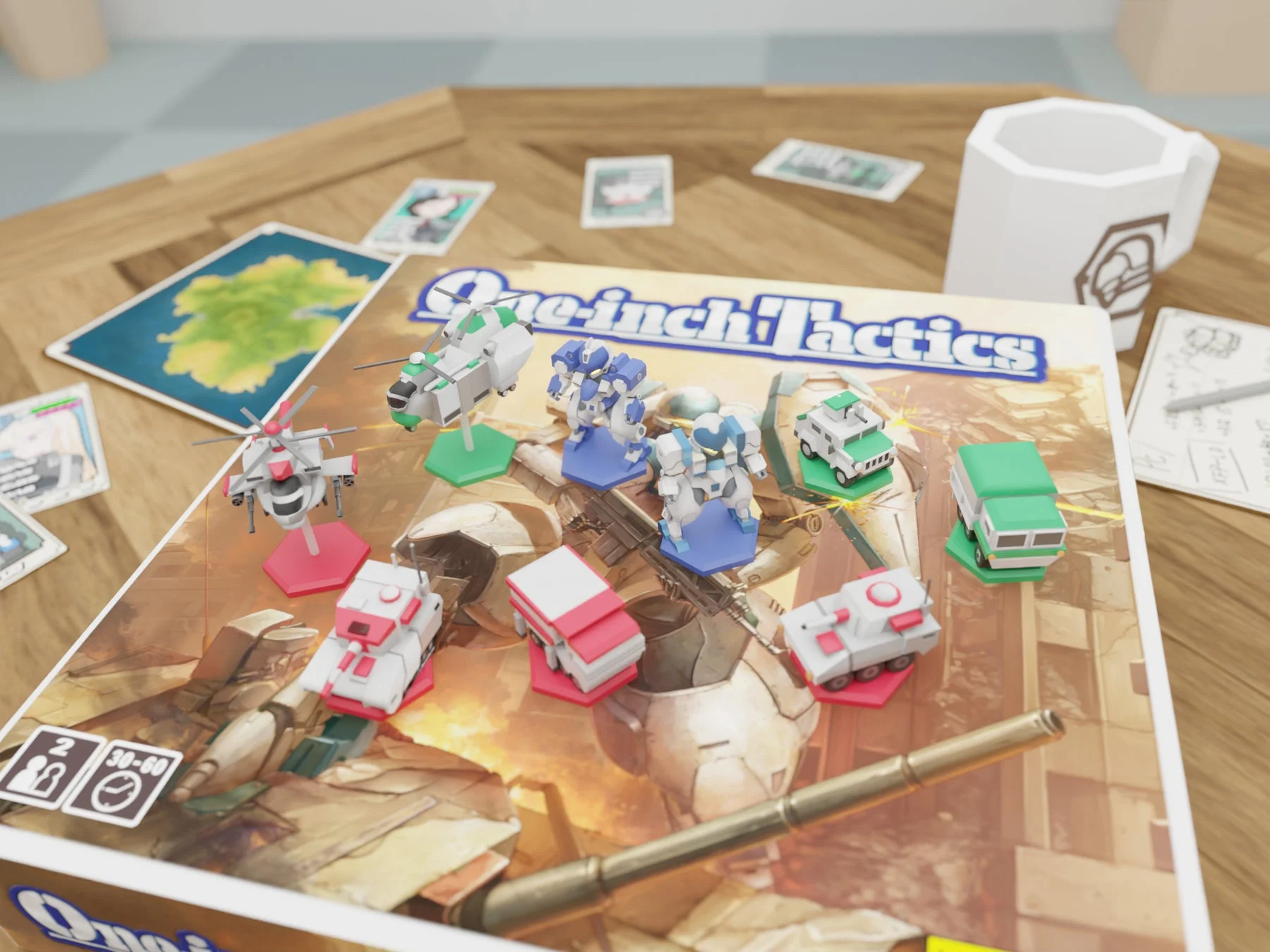 One-inch Tactics プレイ風景
