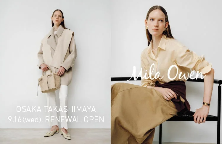 Mila Owen 大阪髙島屋店がリニューアルオープン！限定アイテムや特典で魅力を再発見