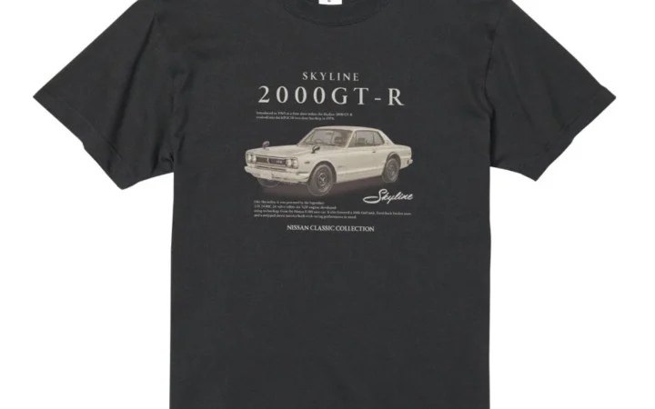 「NISSAN SKYLINE 2000GT-R」デザインTシャツ、予約販売開始！名車がファッションアイテムに