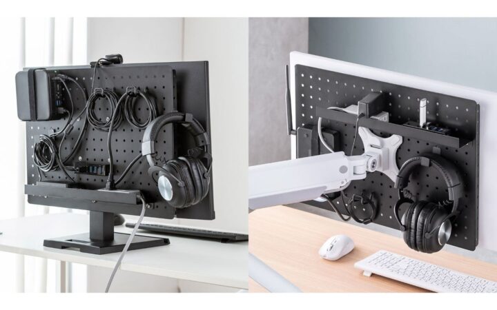 デスクのごちゃつき、モニター裏へ。VESA対応有効ボードを発売