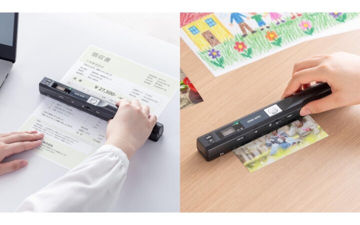 紙の書類をなぞるだけ！持ち運べるハンディスキャナを発売