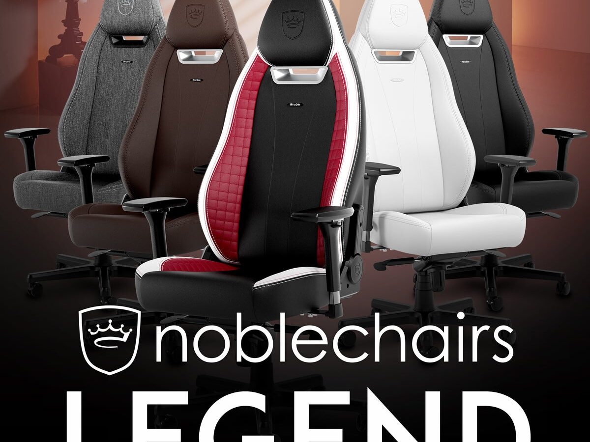 高級スポーツカーのドライビングシートに着想を得た、noblechairsのデスクチェア「LEGEND」を10月15日発売