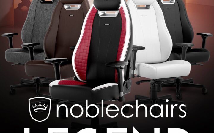 高級スポーツカーのドライビングシートに着想を得た、noblechairsのデスクチェア「LEGEND」を10月15日発売