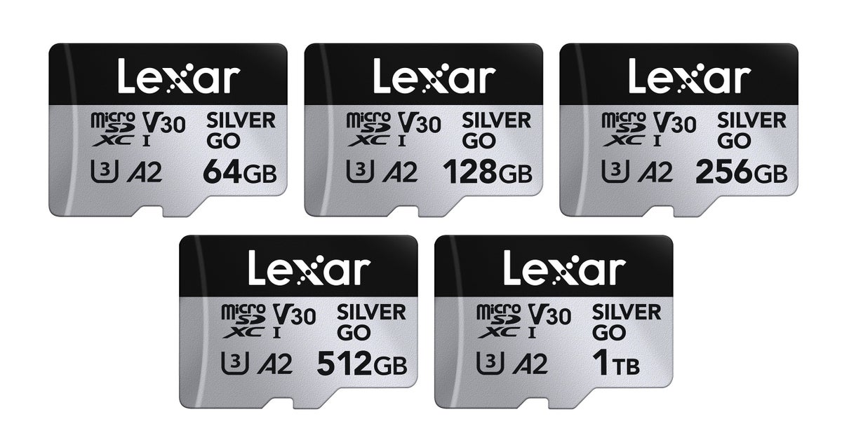 最大読込250MB/s・最大書込180MB/sの「Lexar Professional SILVER GO microSDXC UHS-I Card」を10月よりオンライン専売モデルとして販売開始