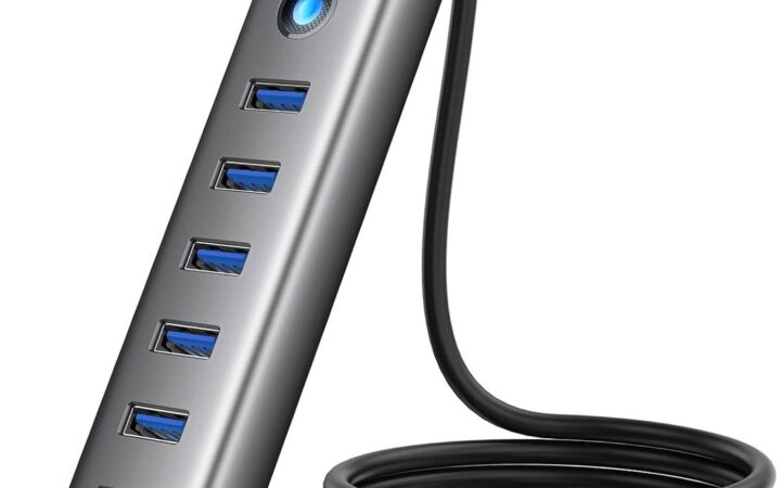 ORICO、7ポートUSB 3.0ハブを発表——最大5Gbps超高速転送・5V 3A Type-C電源ポートで安定接続・アルミ合金ボディ・ポケットサイズの携帯性