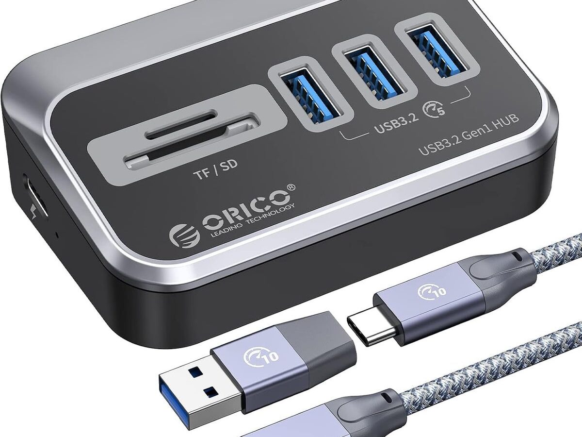ORICO、SD/microSDカードリーダー内蔵5ポートUSBハブを発表——5Gbps高速転送・斜め設計・セルフ/バスパワー両対応・幅広い互換性