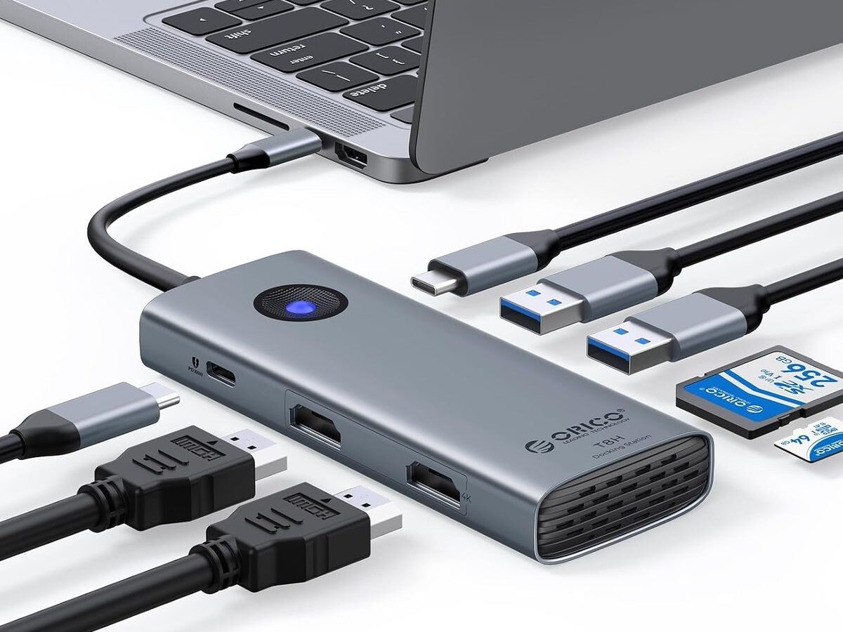 ORICOデュアルHDMI 4K@60Hz出力対応8-in-1 USB-Cドッキングステーションを発表——5Gbps高速転送・PD100W充電・SD/TF同時読取・幅広い互換性で作業効率を飛躍的に向上