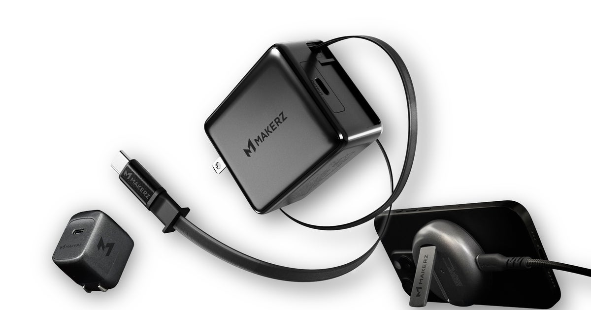 【67Wの頼れる安心】1mのUSBケーブルがすっきり内蔵。巻取り式急速充電器。ケーブルの持ち忘れもなくなる。USB PD/PPS対応。Amazonにて販売開始｜株式会社メイカーズ